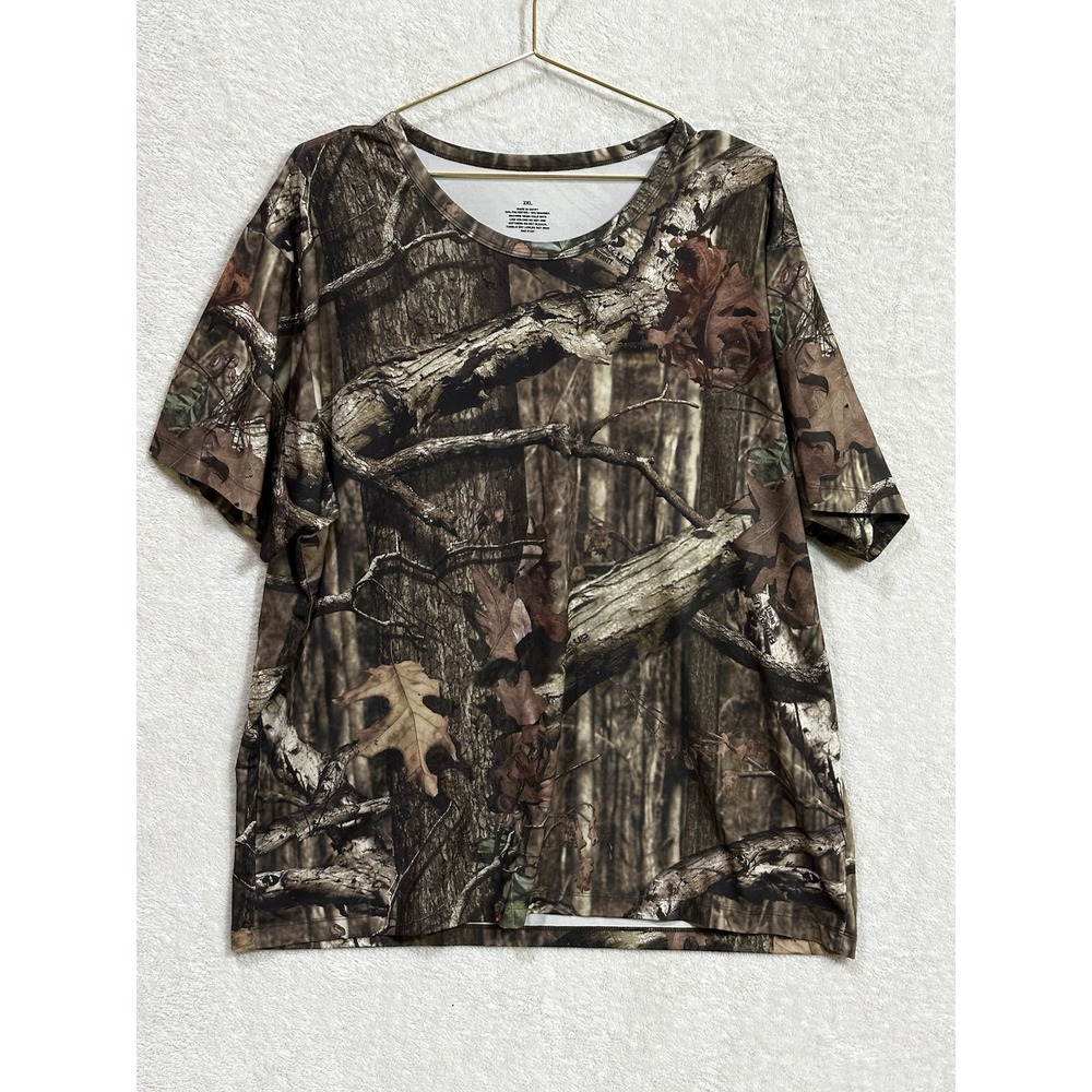 Break-Up Infinity Mossy Oak Men's T-Shirt Size 2XL Cotton Short Sleeve Hunting